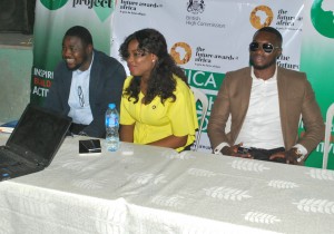 TFAA Alumni Olufunbi Falayi, Tricia Ikponmwonba and Mr Nigeria Emmanuel Ikubueze